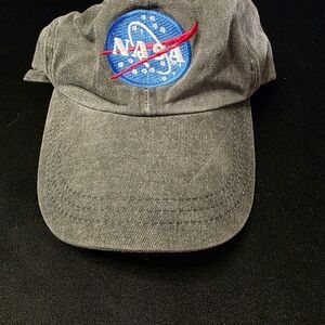 Gray Cap with NASA Logo
